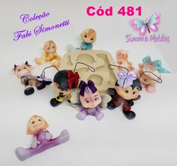 Molde de Silicone Top Artes - Cód 481
