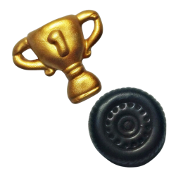 Molde de Silicone Aplique Acessórios carro 1 - cód 404