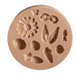 Molde de Silicone Acessórios de Páscoa - cod 1423