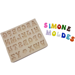 Molde de Silicone Alfabeto Maiusculo P - Cód 471