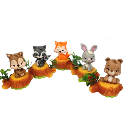 Molde de Silicone Animais do Bosque