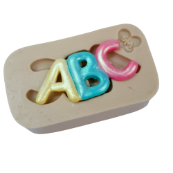 Molde de Silicone Aplique ABC