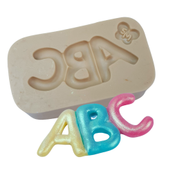 Molde de Silicone Aplique ABC