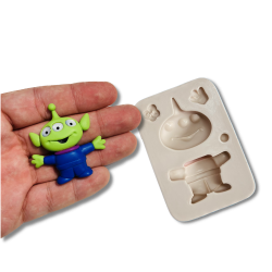Molde de Silicone Aplique ET - Cód 1294