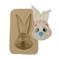 Molde de Silicone Aplique Fazendinha Coelho