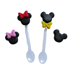 Molde de silicone - Aplique Ratinho/Ratinha P cod 179