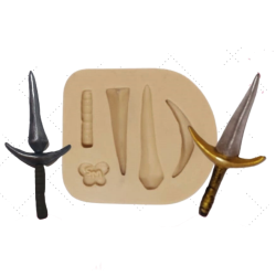 Molde de Silicone Arminha Ninja - Cód 1152
