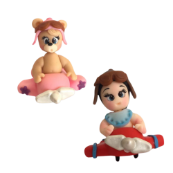Molde de Silicone Aviador Baby P - Cód 1347