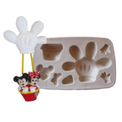 Molde de silicone - Balão de ratinho cód 118