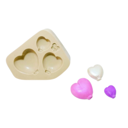 Molde de Silicone Balões Divertidos Coração