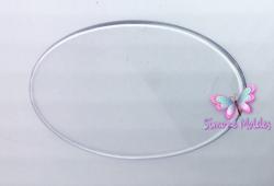 BASE ACRILICA OVAL LISA 14X8