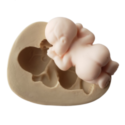 Molde de Silicone Bebê Bumbum Peladinho - Cód 010