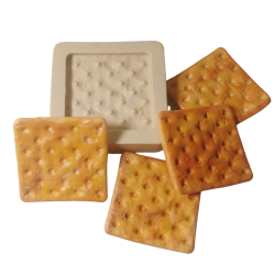 Molde de Silicone Bolacha agua e sal