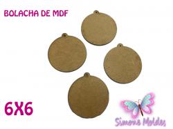 Bolacha de MDF para Chaveiro