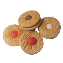 Bolacha Mousse furadinha Molde de Silicone