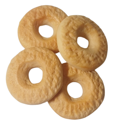 Molde de Silicone Bolacha Rosquinha de coco