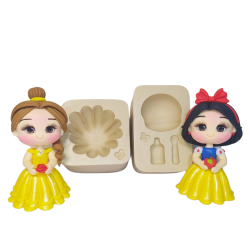 Molde de Silicone Boneca Amorzinho da Kaah G