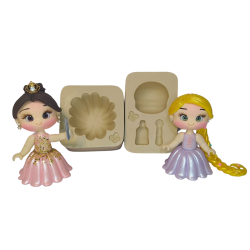 Molde de Silicone Boneca Amorzinho da Kaah M