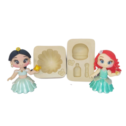 Molde de Silicone Boneca Amorzinho da Kaah P