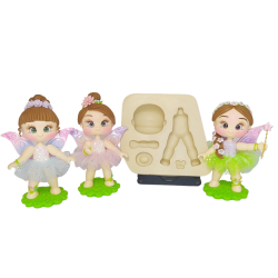 Molde de Silicone Boneca Arteira M - Cód 854