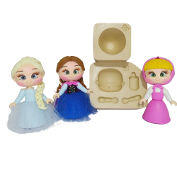 Molde de Silicone Boneca Charminho da Kaah