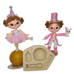 Molde de Silicone Boneca Karine G