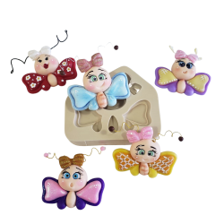 Molde de Silicone Borboleta Babi