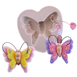 Molde de Silicone - Borboleta Charmosa cód 115