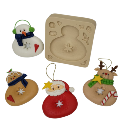 Molde de Silicone Cabaça Natalina - Cód 1099