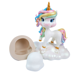 Molde de Silicone Cabeça de bichinhos com Fuça G - Cód 950