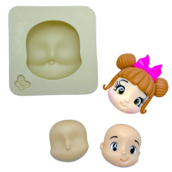 Molde de Silicone Cabecinha do Hugo G