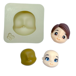 Molde de Silicone Cabecinha do Hugo M