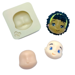 Molde de Silicone Cabecinha do Hugo P