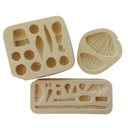 Molde de Silicone Cabelinhos LOU M - Cód 407-A