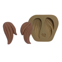 Molde de Silicone Cabelo Toy 1 - Franja e Mecha - Cód 1133