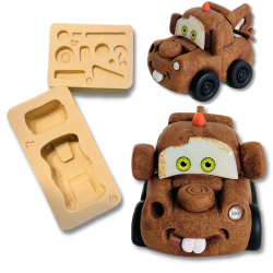 Molde de Silicone Carro Guincho - Cód 1260