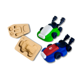 Molde de Silicone Carro Kart - Cód 1246