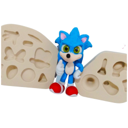Molde de Silicone Casal de Ratinhos P