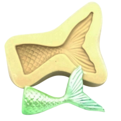 Molde de Silicone Cauda de Sereia P - Cód 453
