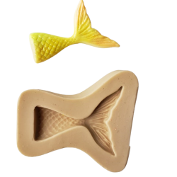 Molde de Silicone Cauda de Sereia PP - Cód 681