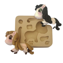 Molde de Silicone Cavalinho Baby - Cód 1335