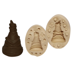 Molde de Silicone Chapéu Mágico Potter G Bipartido - Cód 1147