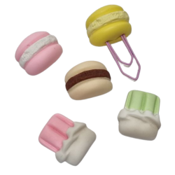 Molde de Silicone Clips doçuras paixão - macarrons e chiclete - Cód 1218