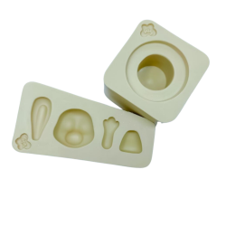 Molde de Silicone Coelho na Cartola