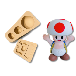 Molde de Silicone Cogumelo Bross - Cód 1243
