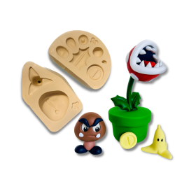 Molde de Silicone Complementos Bross - Cód 1248