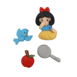 Molde de Silicone Conto de Fadas mini - Neve Branca - Cód 736