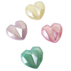 Molde de Silicone Coração Diamante Lapidado