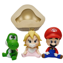 Molde de silicone Corpinho sentado universal Paixão - Tam M ( antigo G) - cód 245
