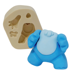 Molde de Silicone Corpinho Titi em Pé M - Cód 1434